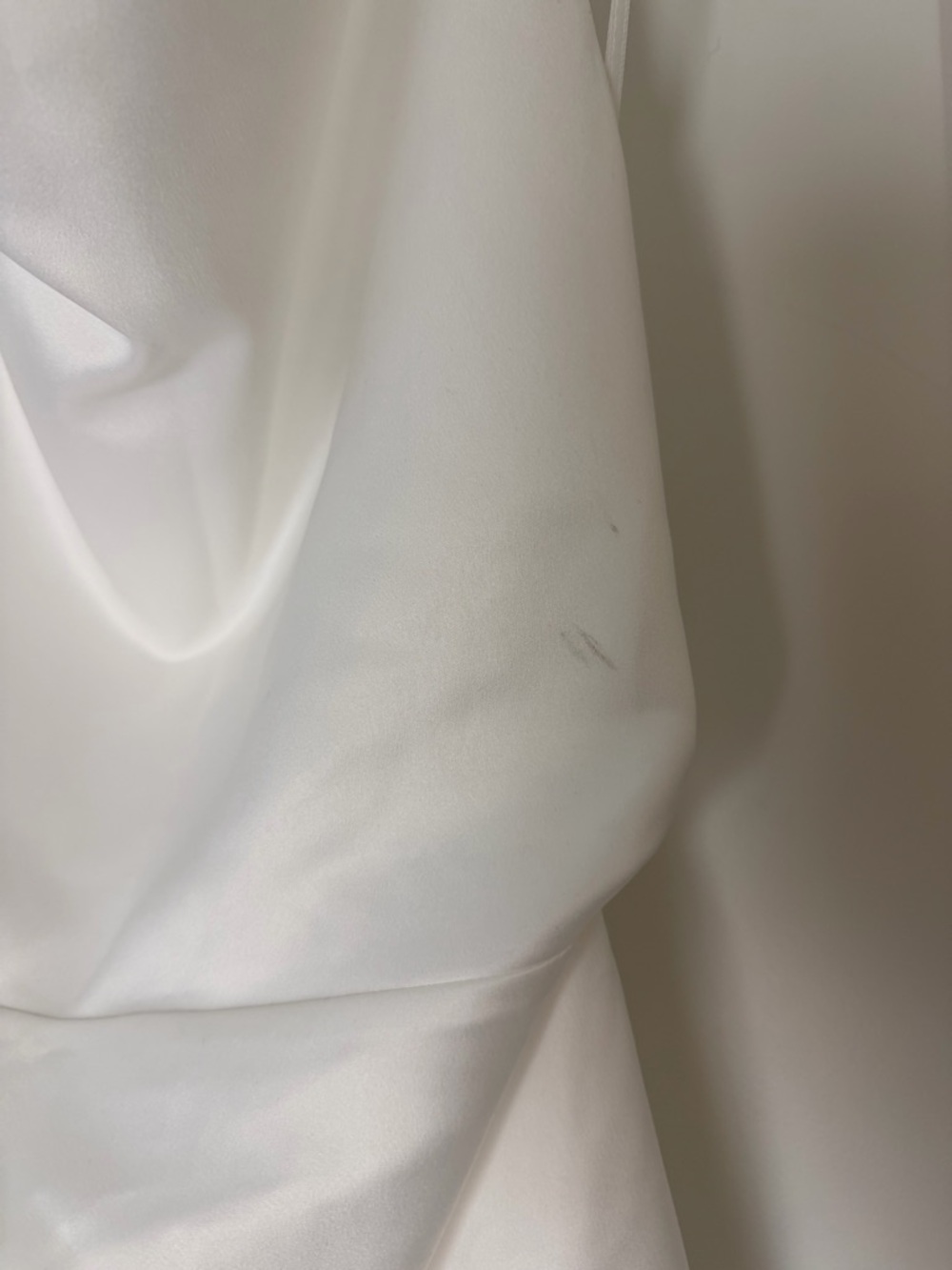 Abercrombie & Fitch White Satin Halter Mini Dress - Picture 2 of 4
